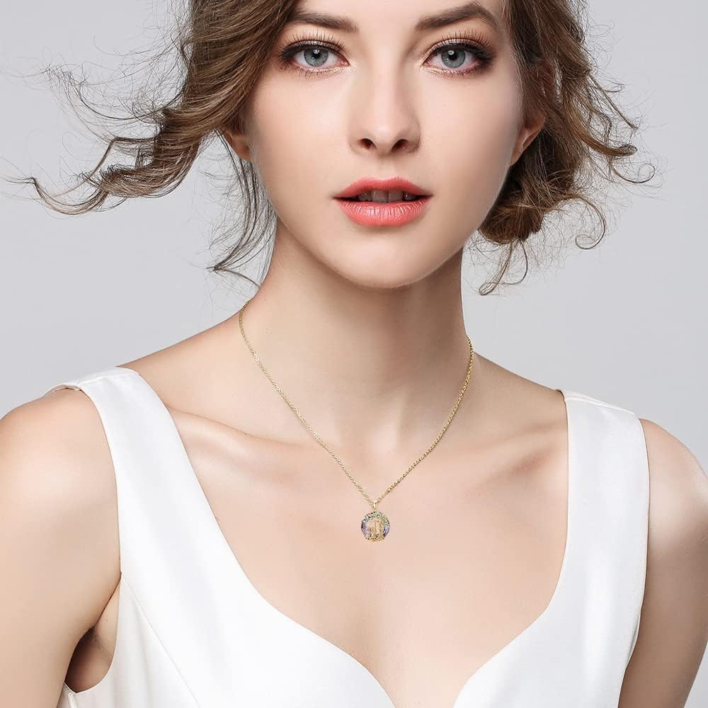 Collar Hermanas Columpio en el Árbol de la vida Oro Rosa - additional image 3