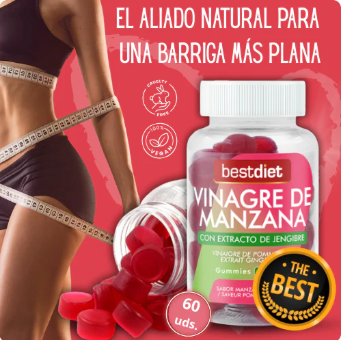Gummies de Vinagre de Manzana – Apoyo Digestivo y Energía Natural