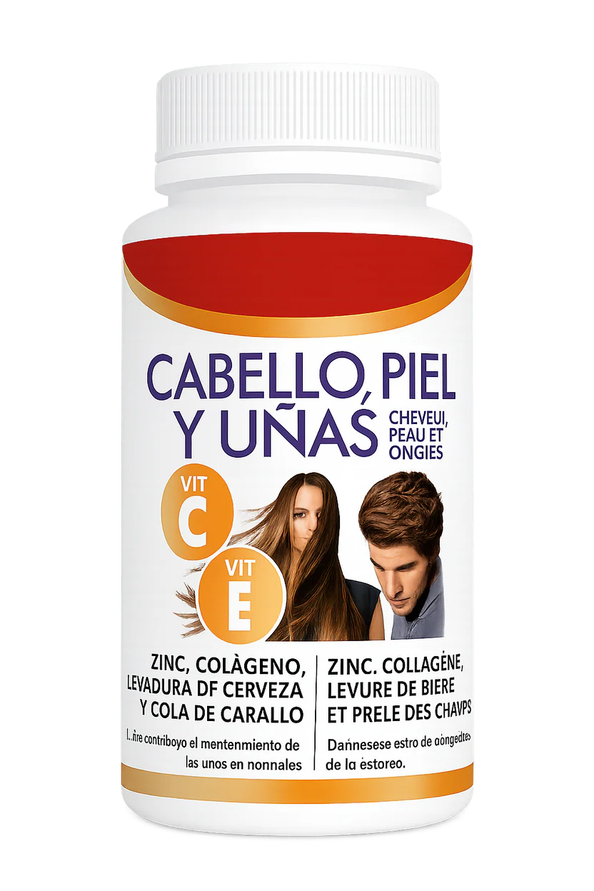 SUP Suplemento Cabello, Piel y Uñas – 60 Cápsulas Fortalecedoras