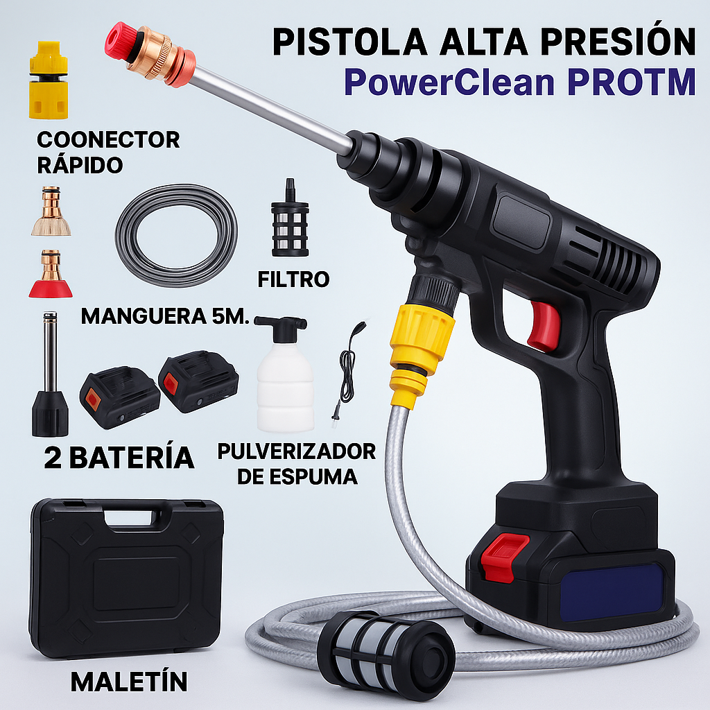 ¡PowerClean PRO™: La Revolución en Limpieza a Presión!