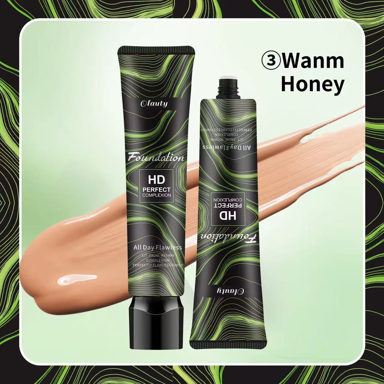 Base de maquillaje resistente al agua y sudor N3 miel dorada